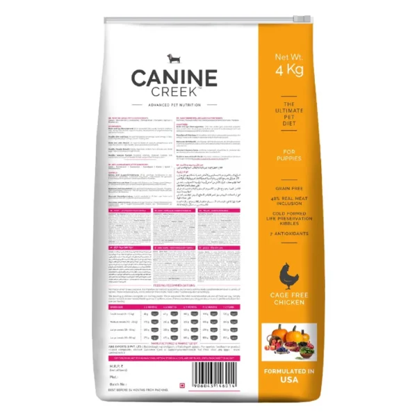 Canine Creek Puppy Dry Dog Food 1