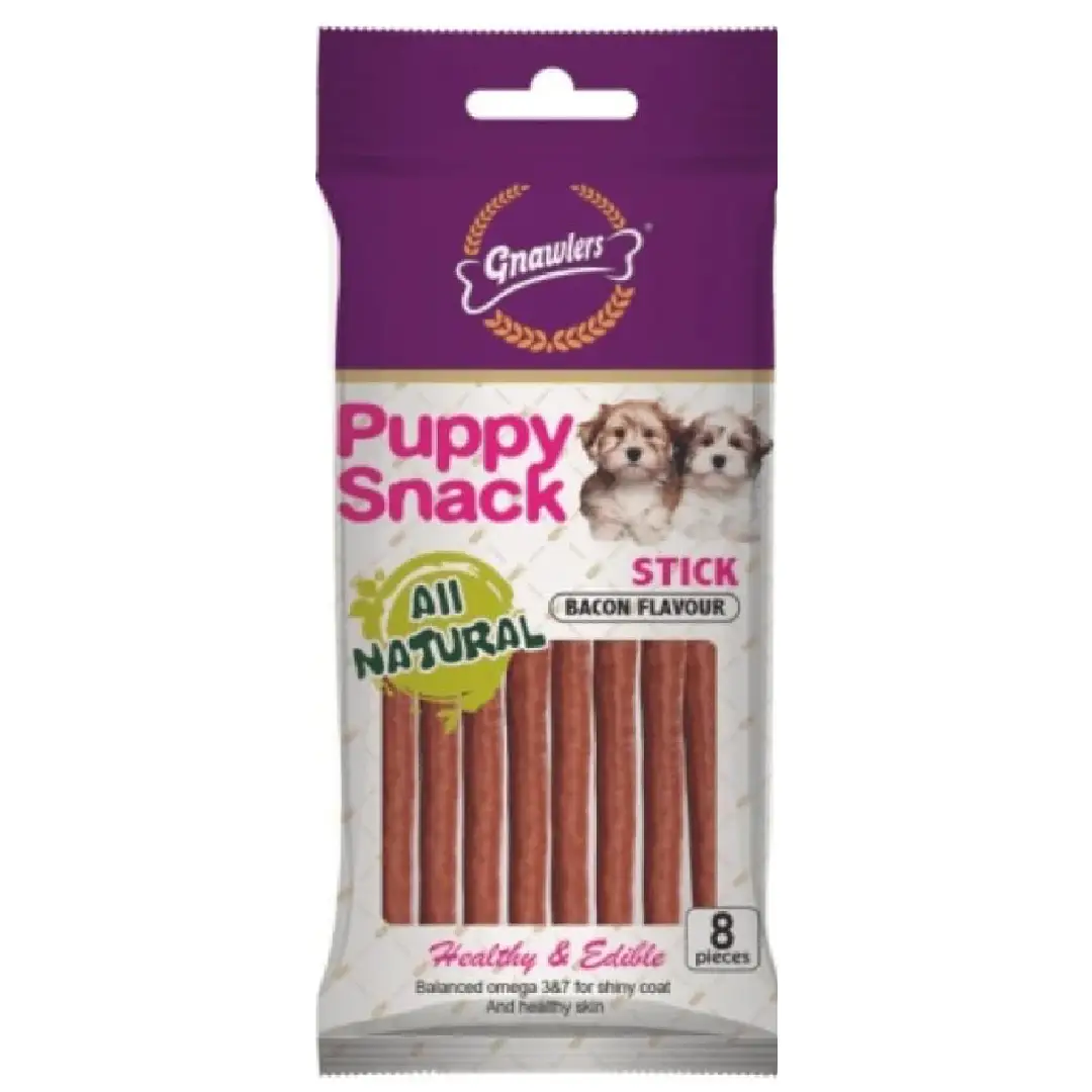 Gnawlers Puppy Snack Stick Pouch 80g