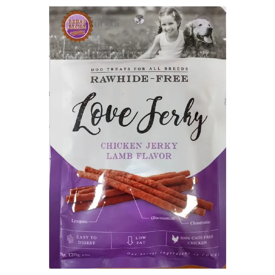 Love Jerky Chicken Jerky Lamb & Smoke Flavor