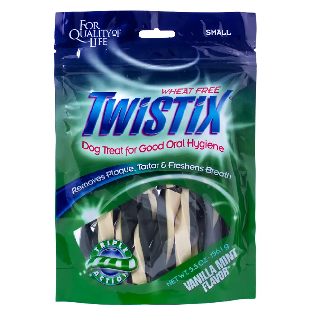 Twistix Vanilla Mint Flavor Dental Dog Treats